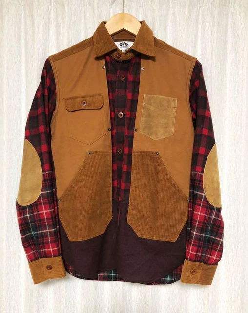 eYe JUNYA WATANABE MAN Wool Check Shirt SizeXS