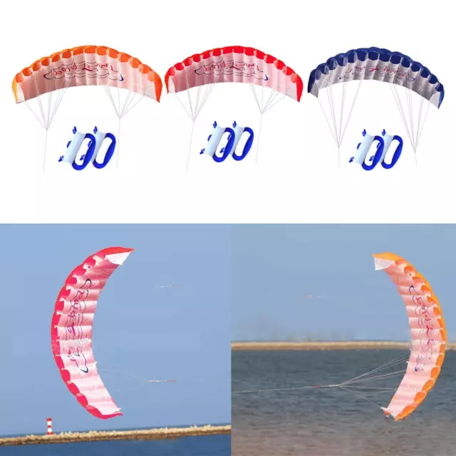 2 Line Stunt Parafoil POWER Sport Kite Parasail for
