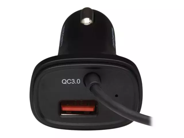 Tripp Lite U280-C02-30W-C6 Black Dual-Port USB Car Charger with 30W Charging - U