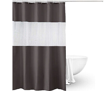ANC-6262, 180CMX180CM Tenda da Doccia 180X180 Antimuffa ANMECS Tenda da Bagno Impermeabile e lavabile Tende da Vasca da Bagno con Ganci 