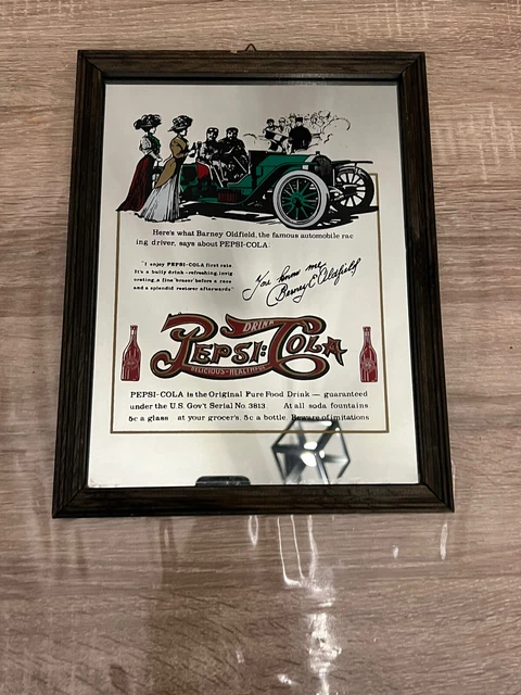 Quadro specchio Pepsi Vintage