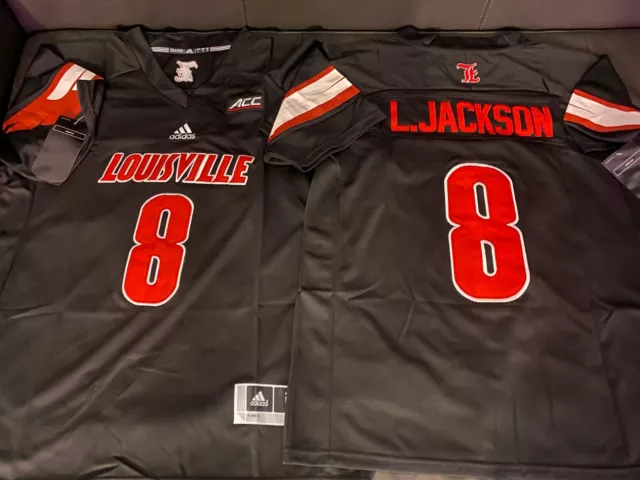 ADIDAS LOUISVILLE CARDINALS LAMAR JACKSON Men's JERSEY Sz MEDIUM  New RAVENS