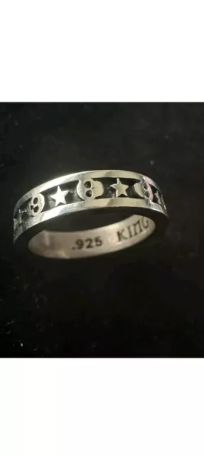 King Baby Skull & Stars Stackable Band