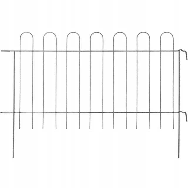 KADAX Enrejado de jardín, enrejado de barras de acero, 70 cm