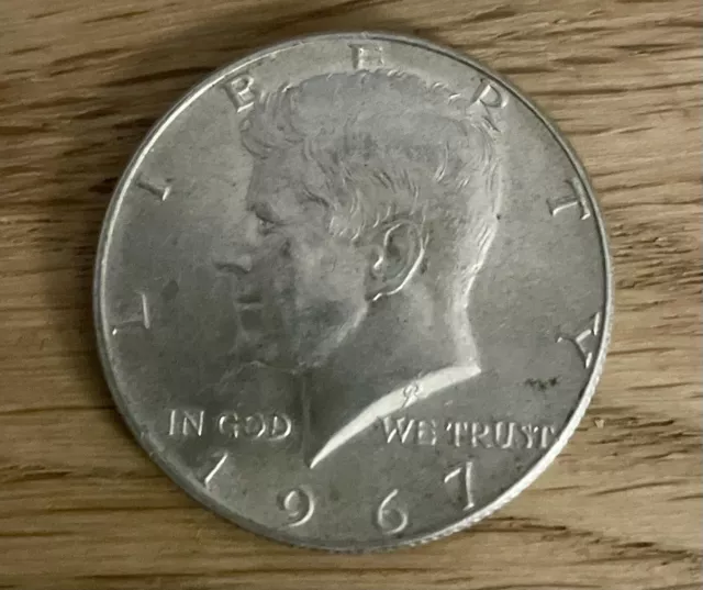 USA Kennedy Half Dollar 1967 SMS coin