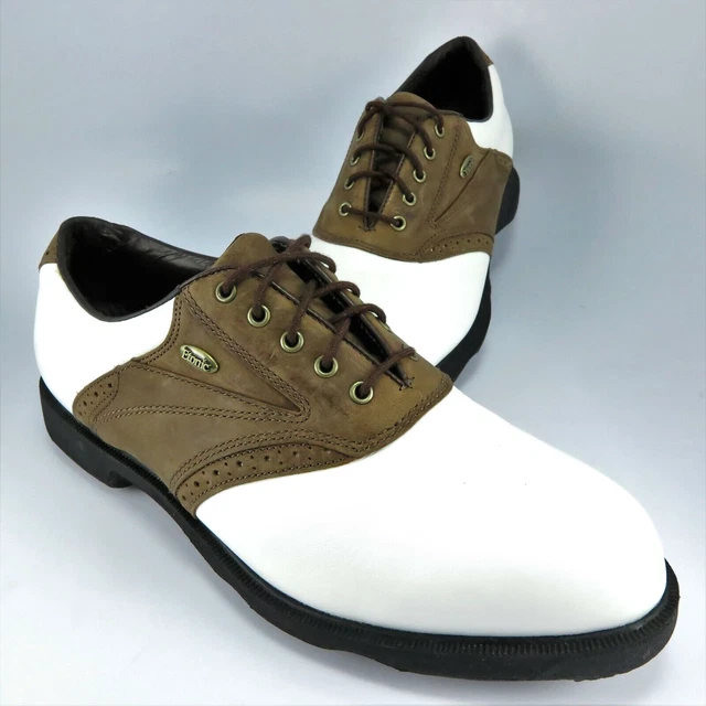 ETONIC VTG MENS Brown Leather Kiltie Golf Shoes USA L116093  display picture 2