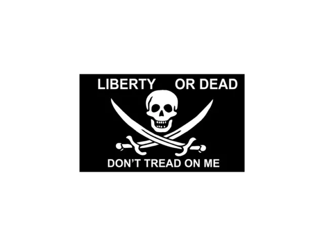 aufkleber sticker auto motorrad fahne flagge flaggen vinyl liberty or dead