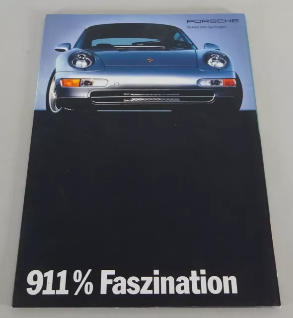 Prospectus / Brochure„ 911% Fascination “Porsche 911 Coupé Type 993 Stand 09/