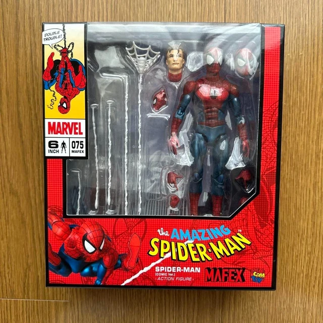 MAFEX No.075 MARVEL COMICS SPIDER-MAN COMIC Ver. ACTION FIGURE Medicom Toy NEW