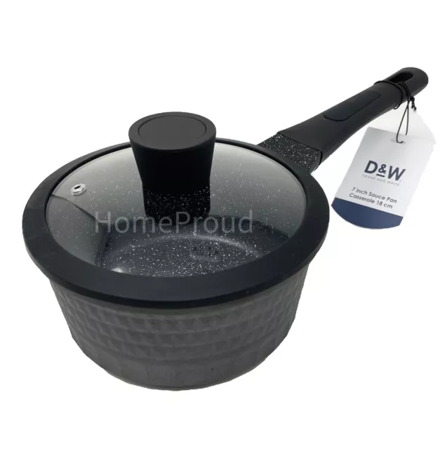 D&W Pot/Casserole 9.5” Inch Medium Size With Lid Deane&White Premium  Cookware