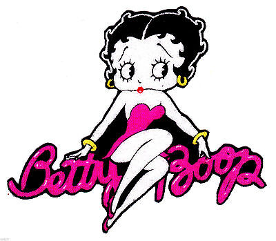 Logotipo Betty Boop Hierro Transferencia de Calor En No Bordado B4G1F 2.5 a 3.5 pulgadas Nuevo