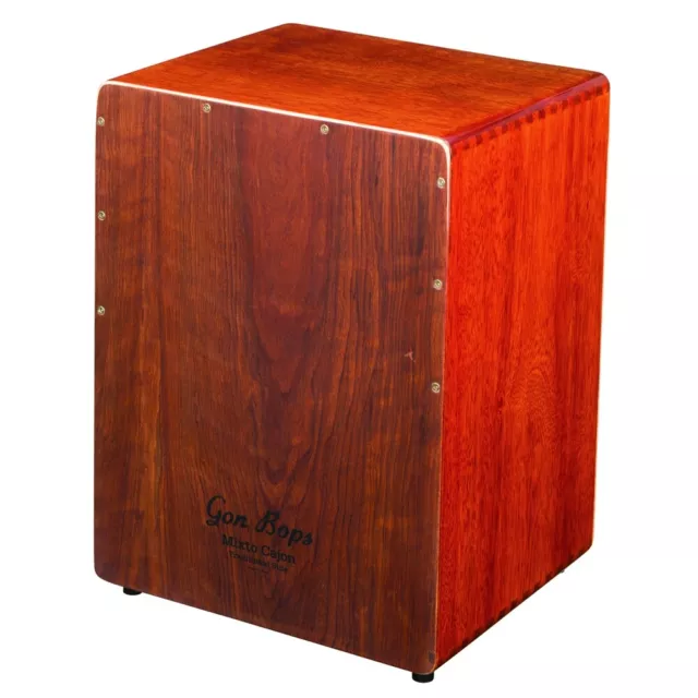 Gon Bops CJMX Mixto Cajon 2-in-1 Peruvian Folk Spanish Flamenco Natural w/ Bag