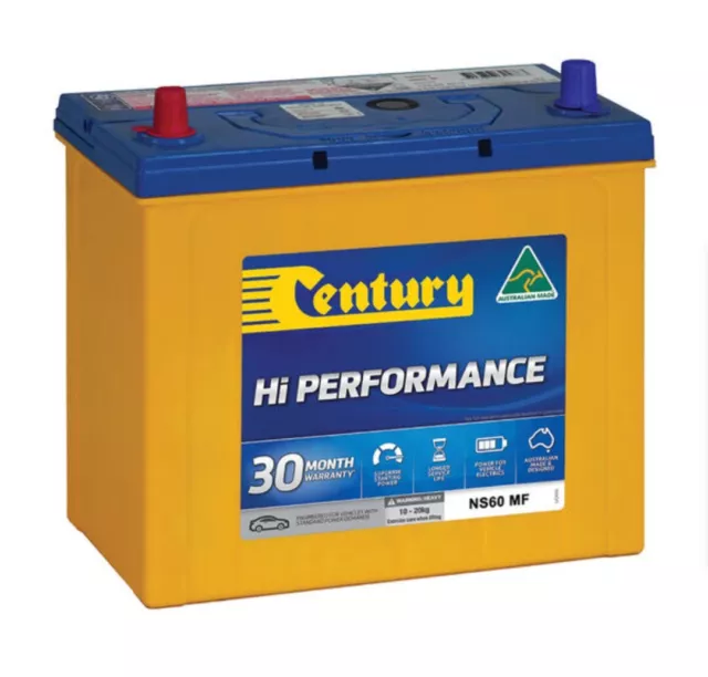 Century Hi Performance Car Battery NS60 MF