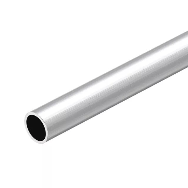 6063 Aluminum Round Tube 300mm Length 15mm OD 13mm Inner Dia Seamless Tubing