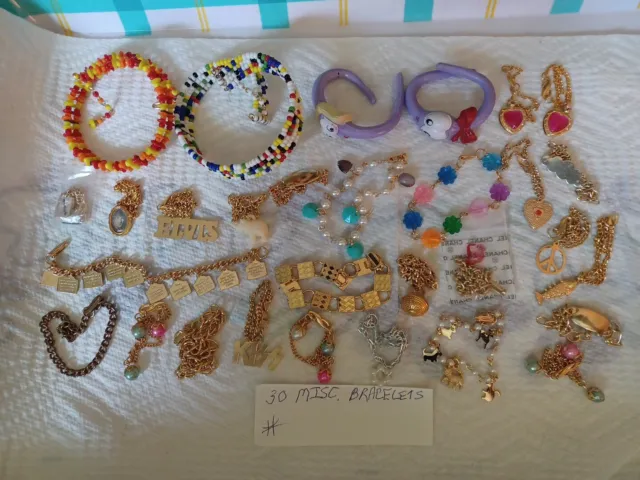 Vintage Gumball/Vending Bracelets/Toys Lot Of 30