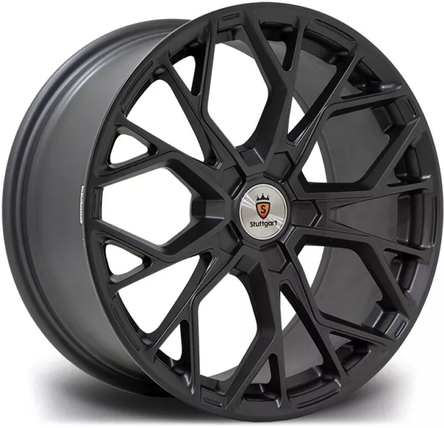 Alloy Wheels 18" Stuttgart SF12 Grey Matt For Honda Ridgeline 05-14