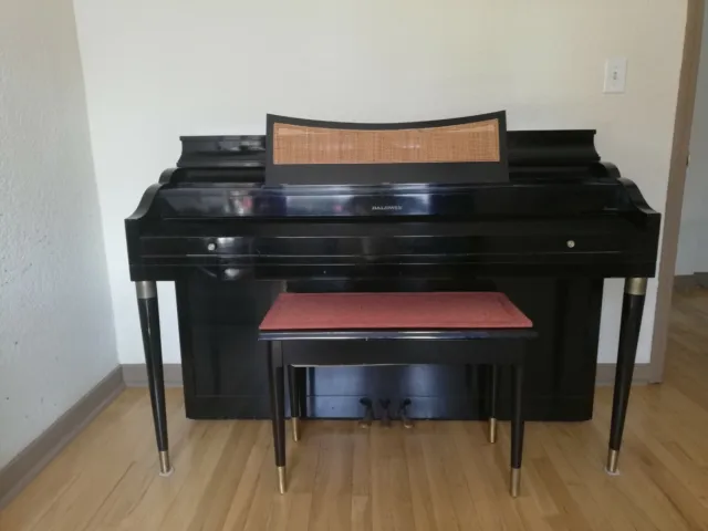 1969 Black Baldwin Acrosonic piano with bench Serial # 808552 LOCAL PICK UP ONLY