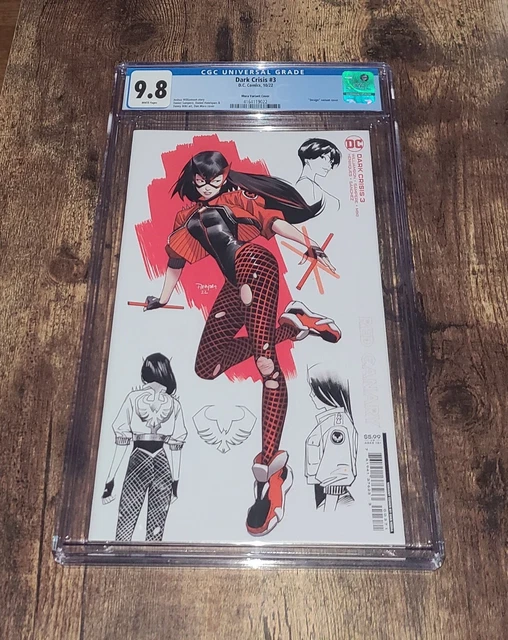 Dark Crisis #3 CGC 9.8 Graded Cover B Dan Mora Variant DC Comics 2022 Red Canary