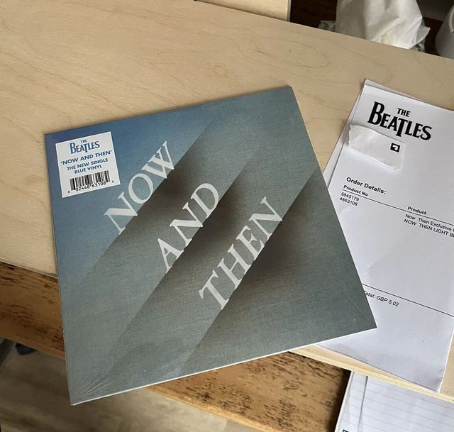 THE BEATLES 'NOW AND THEN' Limited Edition BLUE 7