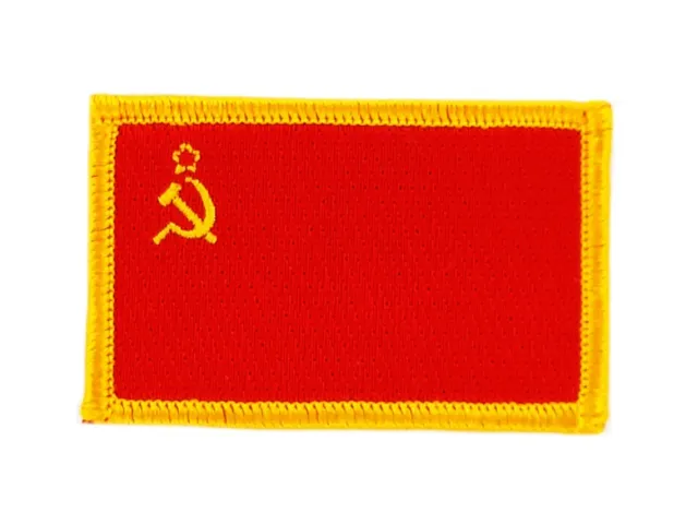 Toppe Toppa PATCH URSS CCCP RUSSIA Bandiera banderina ricamata termoadesivo