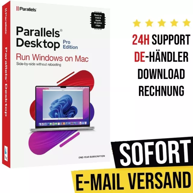 NEW | Parallels Desktop 19 Professional | MAC | 1 Jahr | Versand per E-Mail