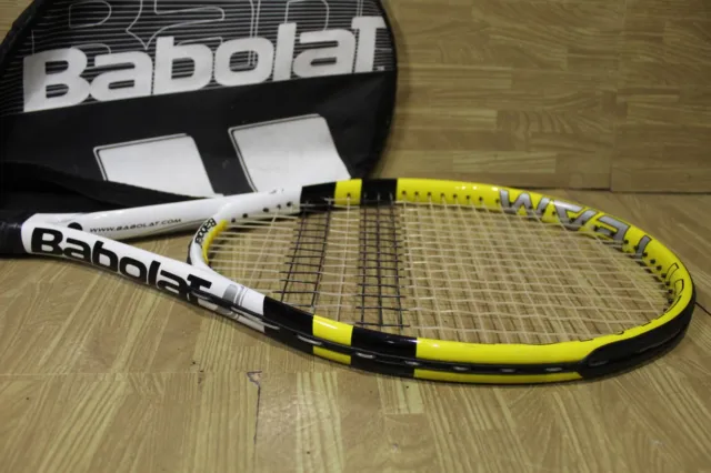 Babolat Contact Team Tennis Racket ultra light 275G 680cm2 grip size 3 white/yel