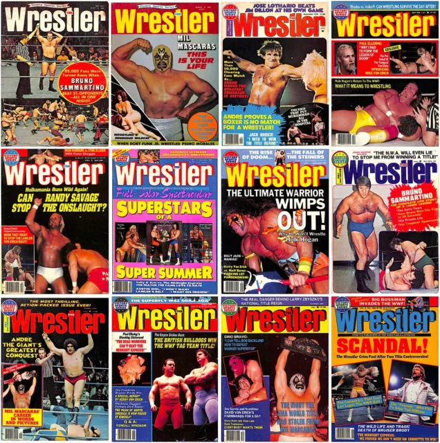 100+ The Wrestler Magazine's (1977-1999) DVD + *EXTRAS* Inside Wrestling WWF PWI