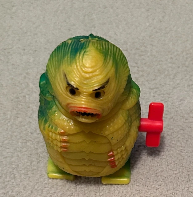 VINTAGE GODZILLA LIZARD Wind Up Walking Sparking Toy Hong Kong 2.5