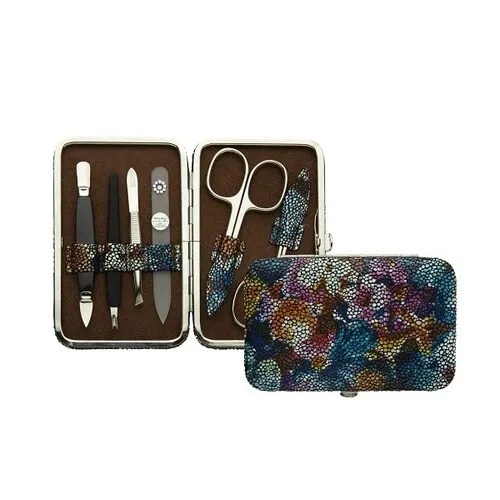 DuKaS Linea Premium - Set Manicure per Donna, Cornice di 6 pezzi, Multicolore