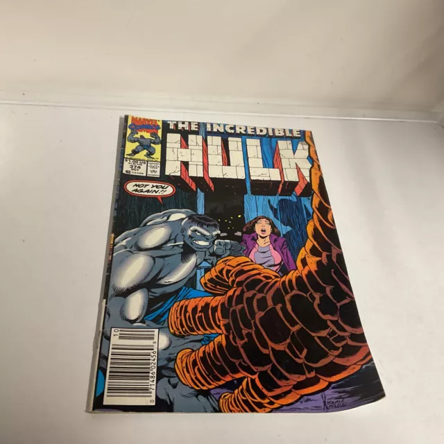 Incredible Hulk #374 Oct 1990 Good Condition Marvel Comics Comic Book