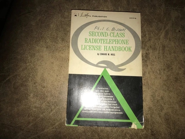 RADIO TELEPHONE LICENSE HANDBOOK  CB RADIO HAM Amateur Radio test equipment