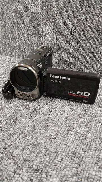 Cámara de cine modelo japonés Panasonic HDC-TM70 funciona perfectamente buen estado JAPÓN