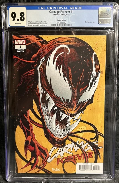 2022 Carnage Forever #1, CGC 9.8: Panosian 1:25 Retailer Variant
