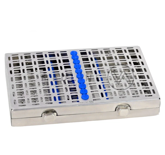 Edelstahl Kassette 10 Instrumente Sys-TM3 Instrumentenkassette Aus Chirurgischem Edelstahl Für Autoklav Kassette Für Chirurgische Instrumente