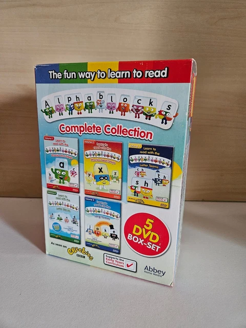 ALPHABLOCKS COMPLETE COLLECTION DVD Box Set - CBeebies Learn