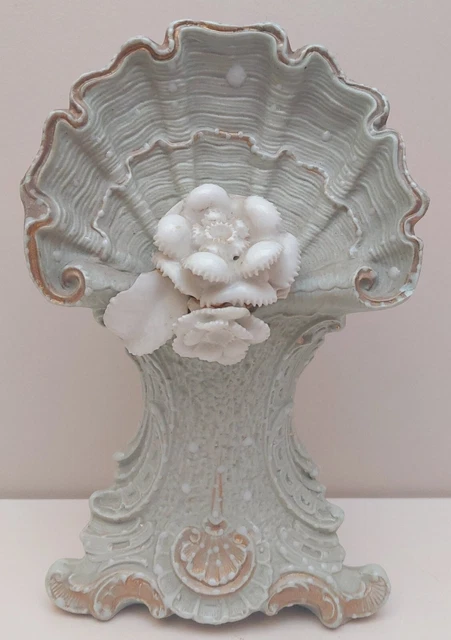 Jarrón De Porcelana Biscuit Principios Siglo Xx