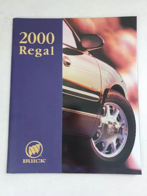 2000 Buick Regal GS 3800 Sedan Dealer Fold Out Brochure Book 9" x 11"