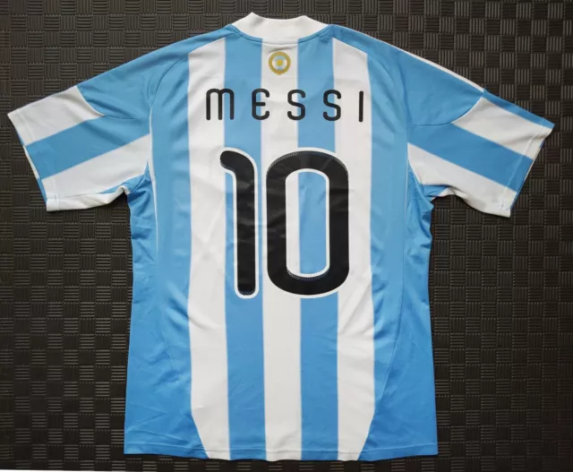 ARGENTINA World Cup 2010 Jersey Shirt Camiseta Football Soccer LIONEL MESSI "M"
