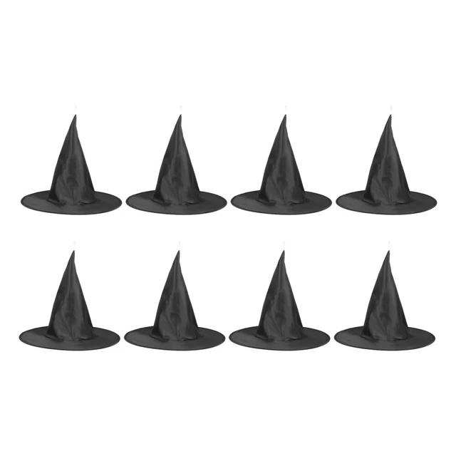 MODERN WITCH HAT Wide Brim Halloween Style Trustworthy Lightweight £13.