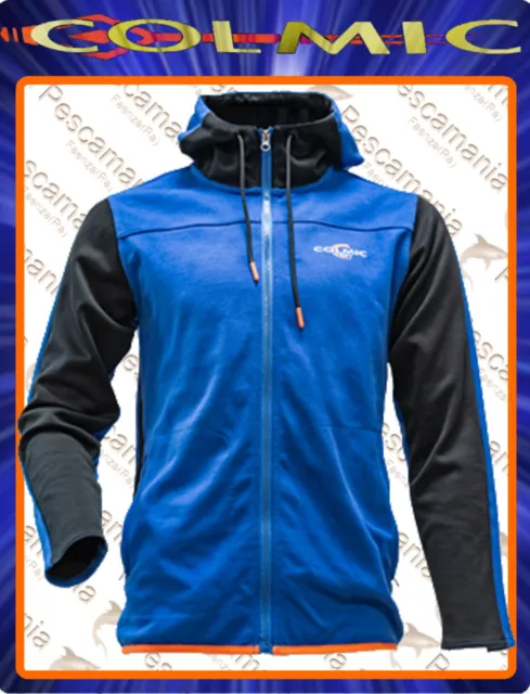 Felpa Colmic PANAMA OFFICIAL TEAM TG XL con zip e cappuccio