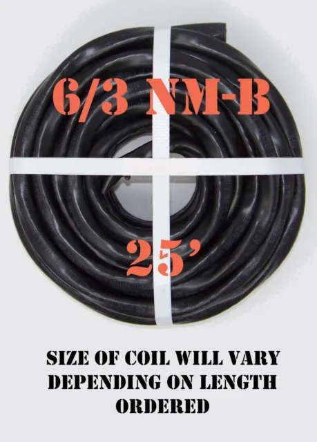 6/3 NM-B x 25' Southwire "Romex®" Electrical Cable