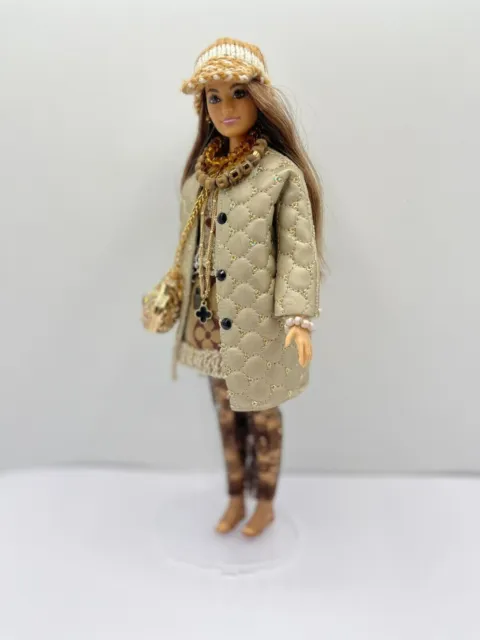 Barbie fashionista doll curvy restyled in custom handmade clothes  FREE POST (79