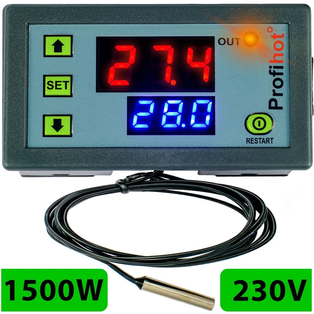 Temperaturregler 4er-Set 12V 120W – Digitales Thermostatmodul Mit LED & NTC-Sonde Für Heizung/Kühlung Temperaturregler 4er-Set 12V 120W – Digitales Thermostatmodul Mit LED & NTC-Sonde Für Heizung/Kühlung