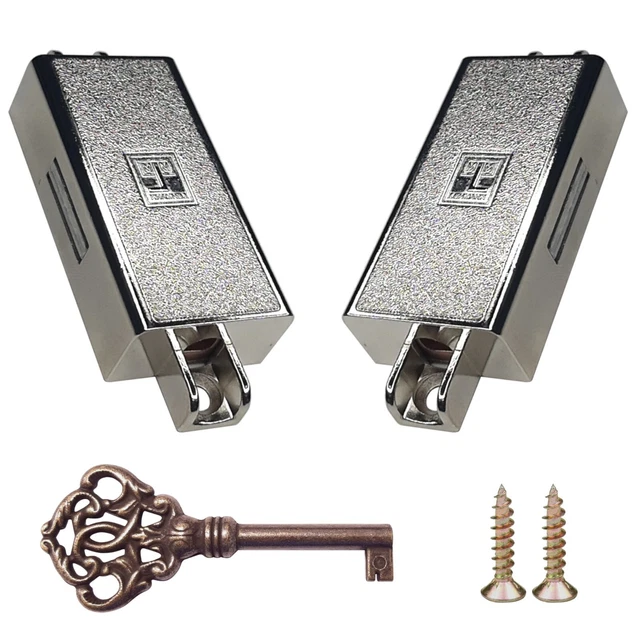 LOCK WITH Key Vintage Furniture Wardrobe Cupboard Drawer