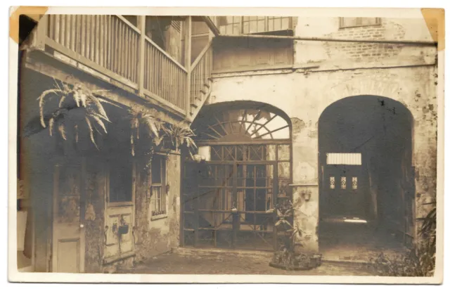 RPPC Casa Flinard - Hove Parfümeur Zuhause New Orleans LA echtes Foto Postkarte 6604