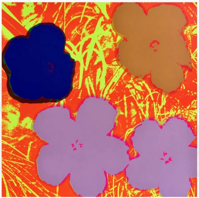Andy Warhol Poppy Flowers 11.69 Silkscreen Sunday B Morning Pop Art
