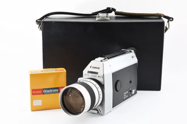 🌟 N-Mint 🌟 Canon Auto Zoom 814 Super8 Film Camera 7.5 - 60mm F/1.4 Japon