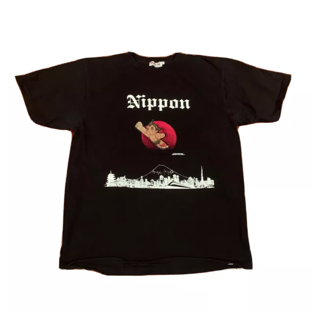 Vintage 2000s Astro Boy Mighty Atom Tee T-Shirt XL Tezuka Prod Hologram Graphic