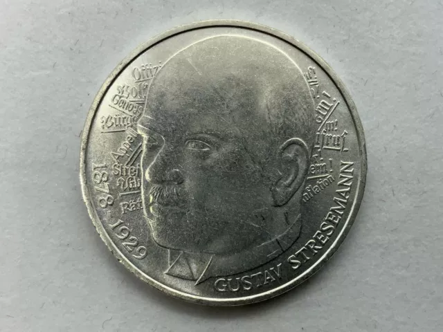 Coin 5 Dm 1978 Gustav Stresemann Condition As Seen In Photos 2