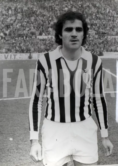 Foto vintage Calcio, Juventus, Antonello Cuccureddu, 1979, stampa 24 x 18 cm
